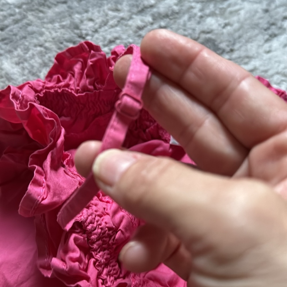 Pink Ruffle Dress Size 5/6 - Picture 4 of 5